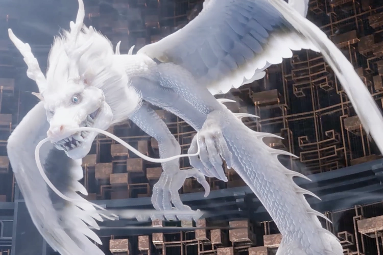 神话传说十八条东方巨龙开头帅气白色应龙结尾古老的烛龙