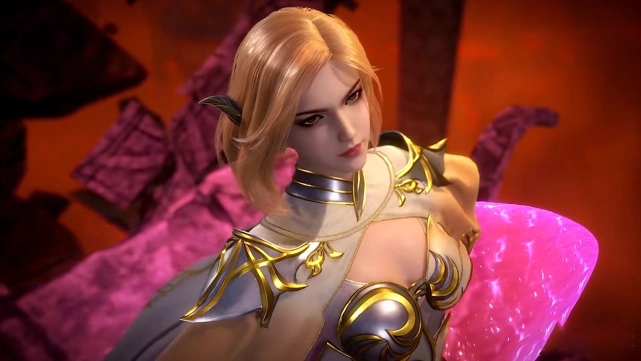 最后,胡列娜甚至还动用了自己的压轴技能,那就是外附魂骨狐尾.