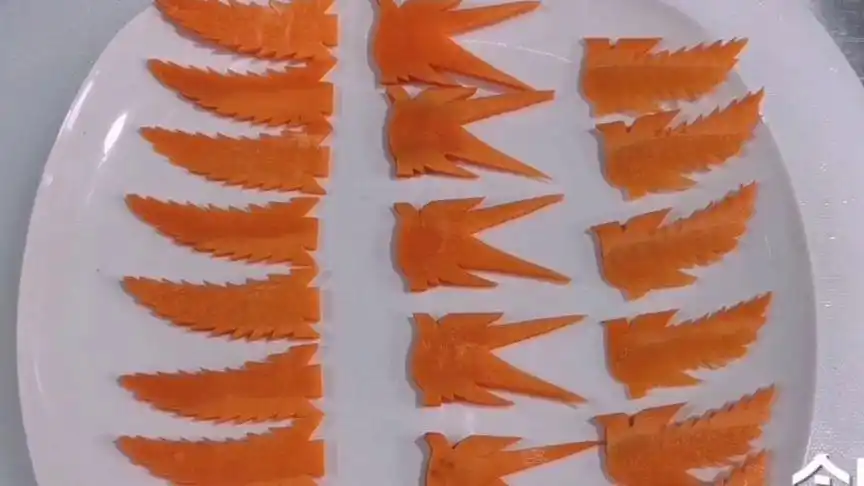 胡萝卜简易切花