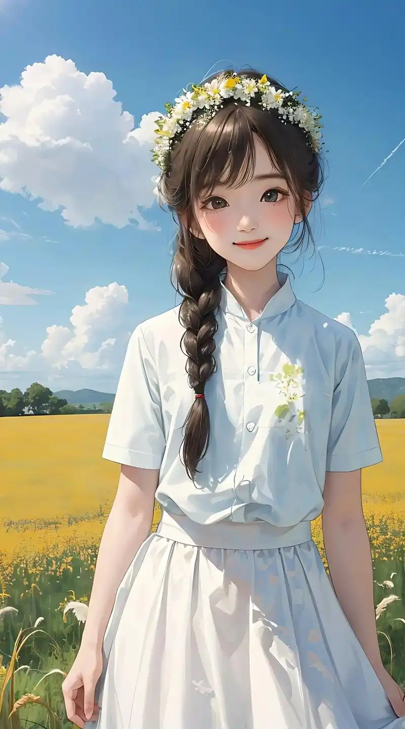 宫崎骏动漫阳光女孩来了,超治愈的画面……#好像看到了宫崎骏的 - 抖