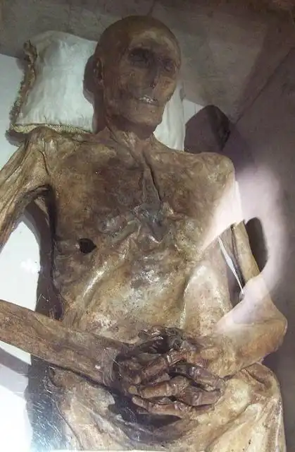 世界十三具奇异木乃伊冰少女拥有精致纹身图