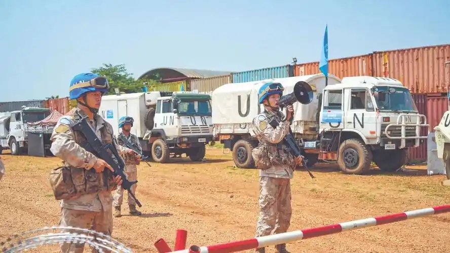 中国第9批赴南苏丹维和步兵营通过联合国战备能力评估|联合国_新浪