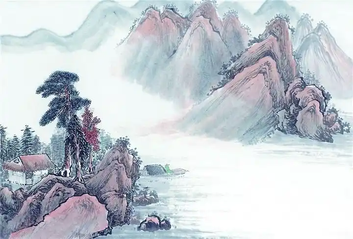 水墨山水画