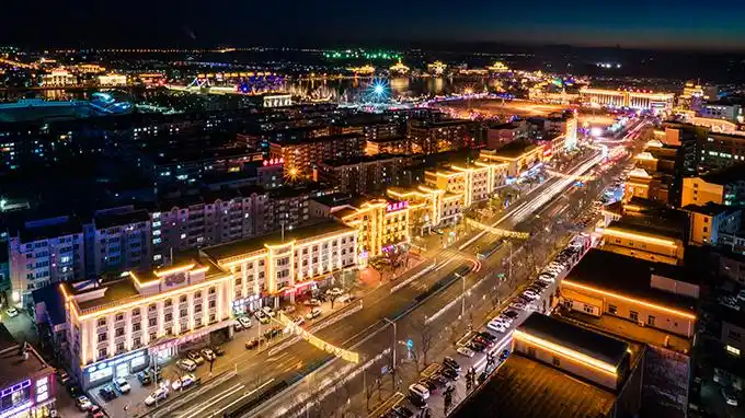 北京延庆城区(东二区)区域环境综合提升夜景照明工程