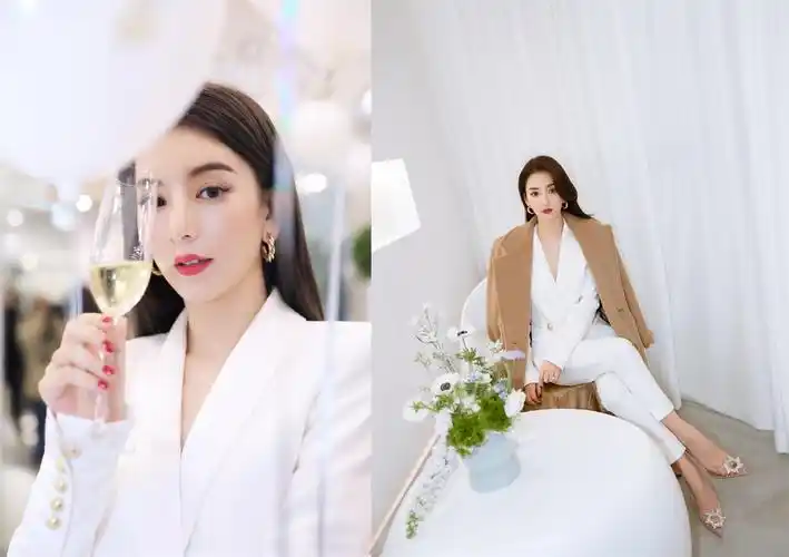 天王嫂方媛晒迪士尼穿搭,浅蓝短裙秀出好身材,穿搭越发网红风?