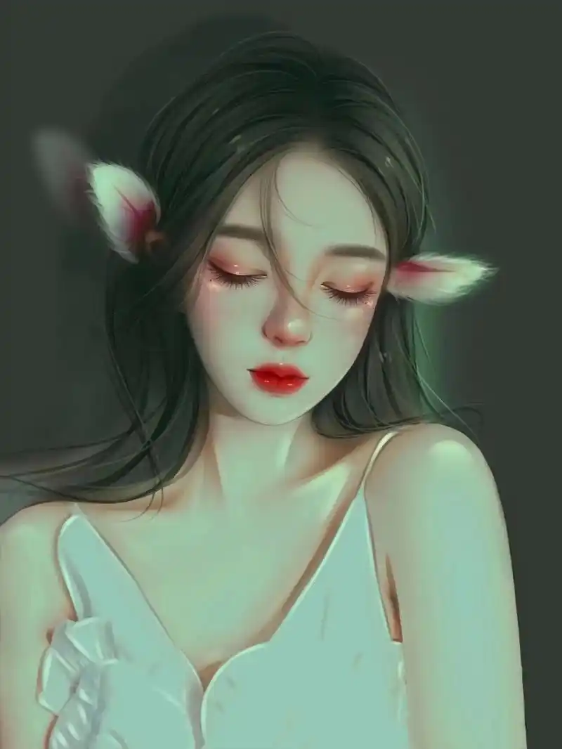 画一个高冷的女生手绘头像 气质美如花 绘画日常分享 分享一组高冷的