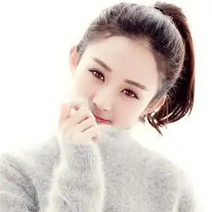 赵丽颖呆萌可爱微信头像20