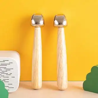 柏潮奥尔夫打击乐器橡木手摇铃21摇铃13棒铃雪花铃幼儿串铃儿童环保铃