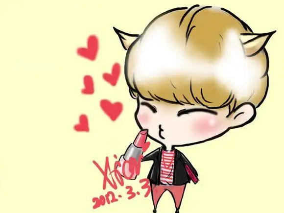 q版人像的正面和侧面的嘟嘟嘴巴怎么画?