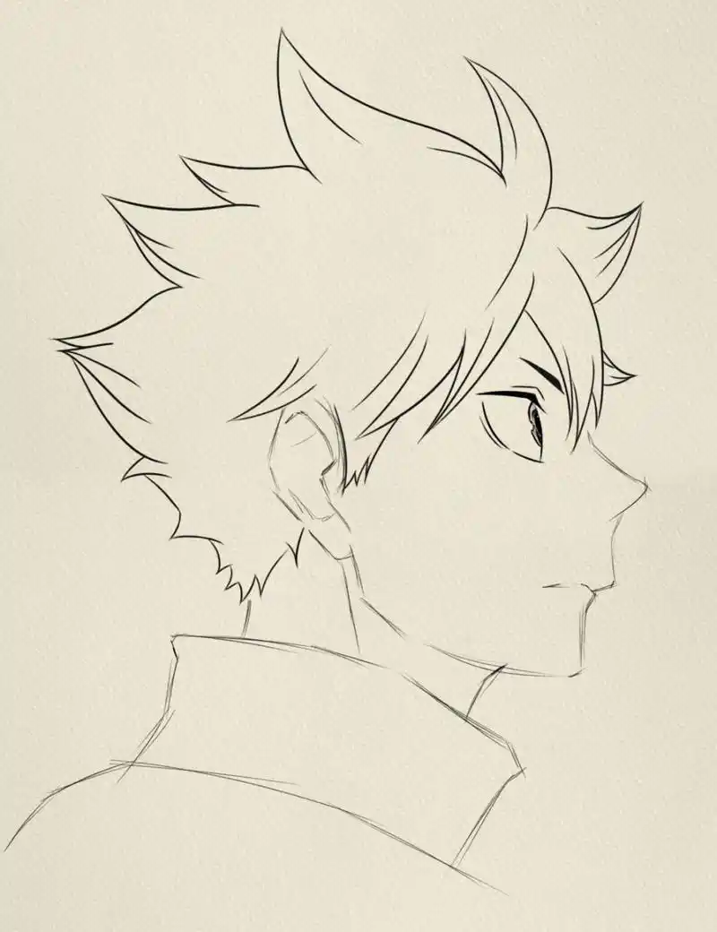 寻找小红书绘画大神# #日向翔阳# #排球少年# #二次元# #简笔画教