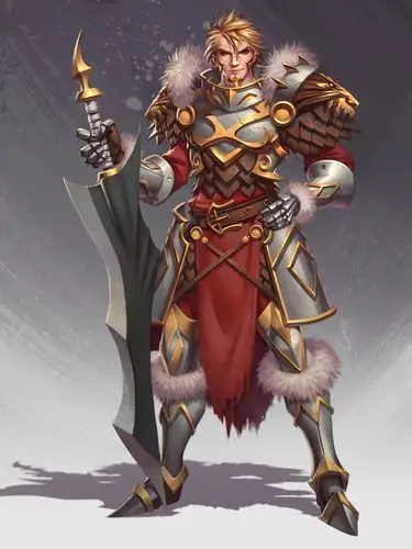 战士|插画|游戏原画|汪大人 - 原创作品 - 站酷 (zcool)