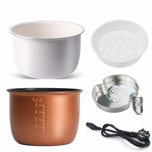 优雪2升电饭煲配件不沾涂层电饭锅内胆2l饭锅蒸笼蒸碟电源线原装