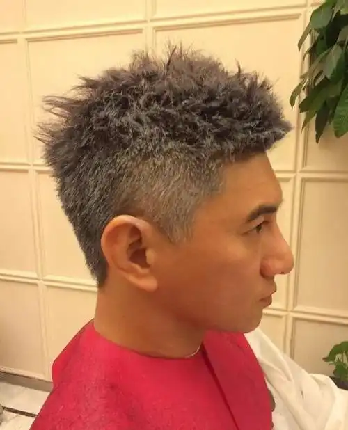 吴奇隆染白发叶祖新调侃:说好到白头你却焗油_网易娱乐