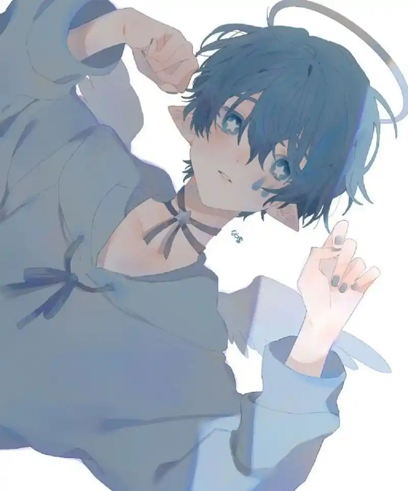 动漫男生头像『蓝色系』『可爱』