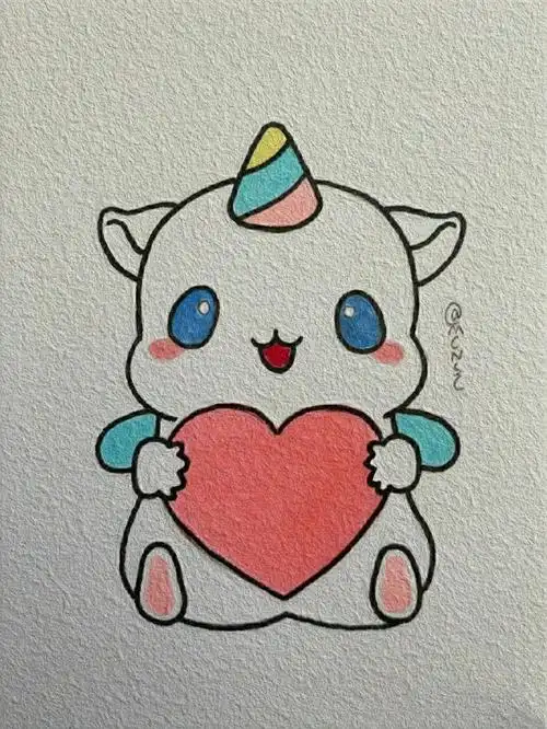 小可爱的画画步骤