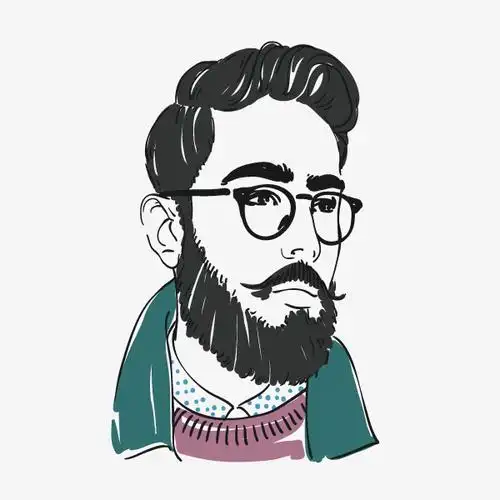 关键词 : 手绘,创意,男性头像,帅气的男人,大胡子男人,眼睛[声明] 觅