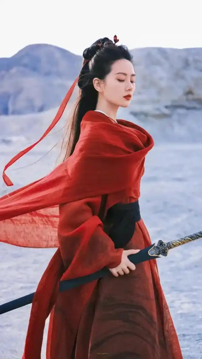 红衣女侠行江湖.#仗剑走江湖 #红衣古装 #古风 #刘诗诗一 - 抖音