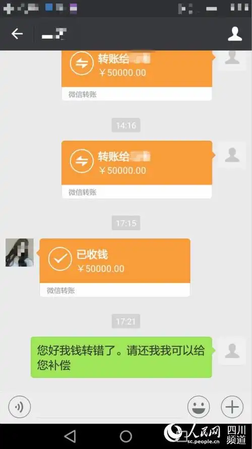 何先生微信转账成功后对方已收款的证据.(图片由警方提供)