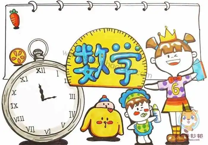 小学生数学手抄报怎么画好看_1-6年级数学手抄报写什么内容 - 元艺考