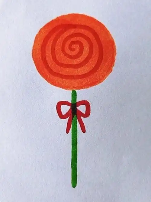 这样画棒棒糖秒会