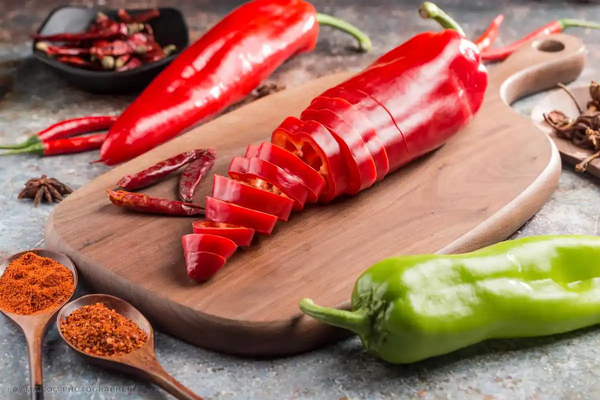 多种多样的辣椒 食品 中国 植物 静物 摄影 红色 健康 美食 食物 特写