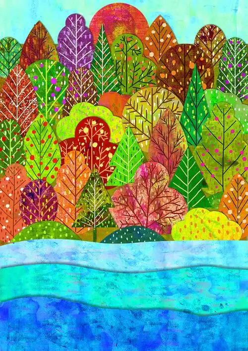 拼贴风景|插画|创作习作|陆离格物 - 原创作品 - 站酷 (zcool)