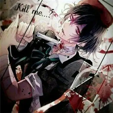 动漫头像男生冷酷嗜血重口味2021恐怖的男生卡通动漫头像