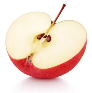 苹果的一半图片