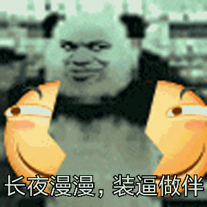 长夜漫漫,装逼做伴_装逼_长夜漫漫_做伴表情