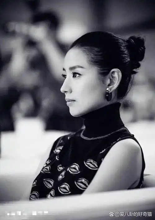 董洁完美脸型吧,侧面看有棱角有骨相,正面看椭圆型脸不显老.