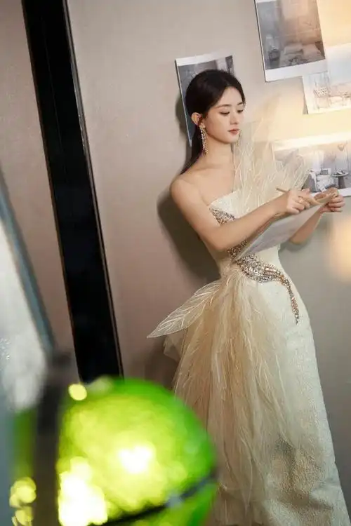 赵丽颖羽纱仙女裙