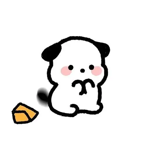 可爱小狗简笔头像