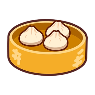 卡通早餐包子免抠元素素材
