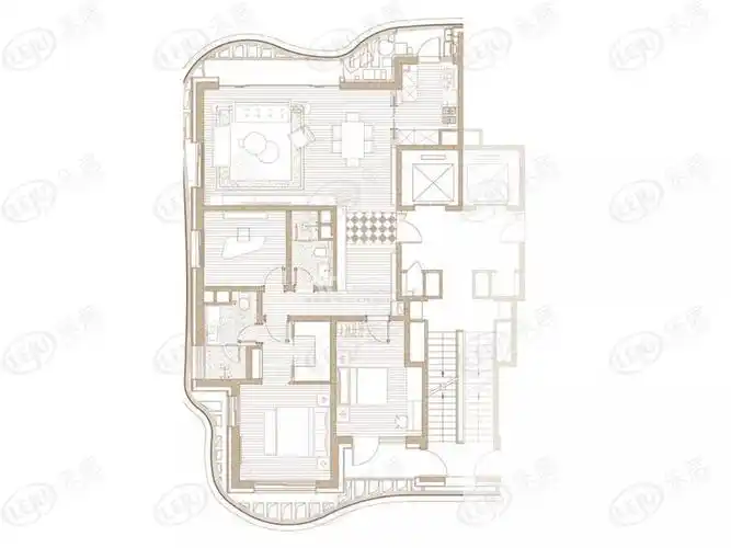 九庐173平户型户型图