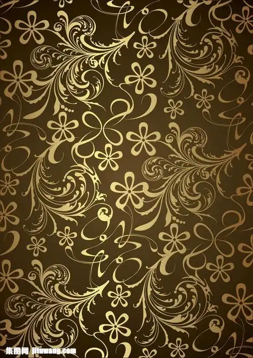 收藏 关键词:金色花纹无缝背景图片下载,金色花纹,时尚花纹,背景图案