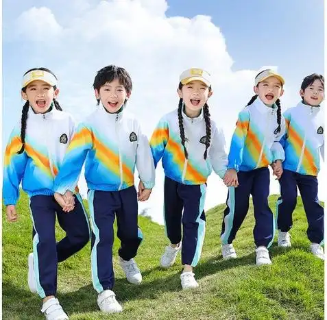 幼儿园园服春秋款班服小学生校服夏季套装纯棉学生运动装三四件套