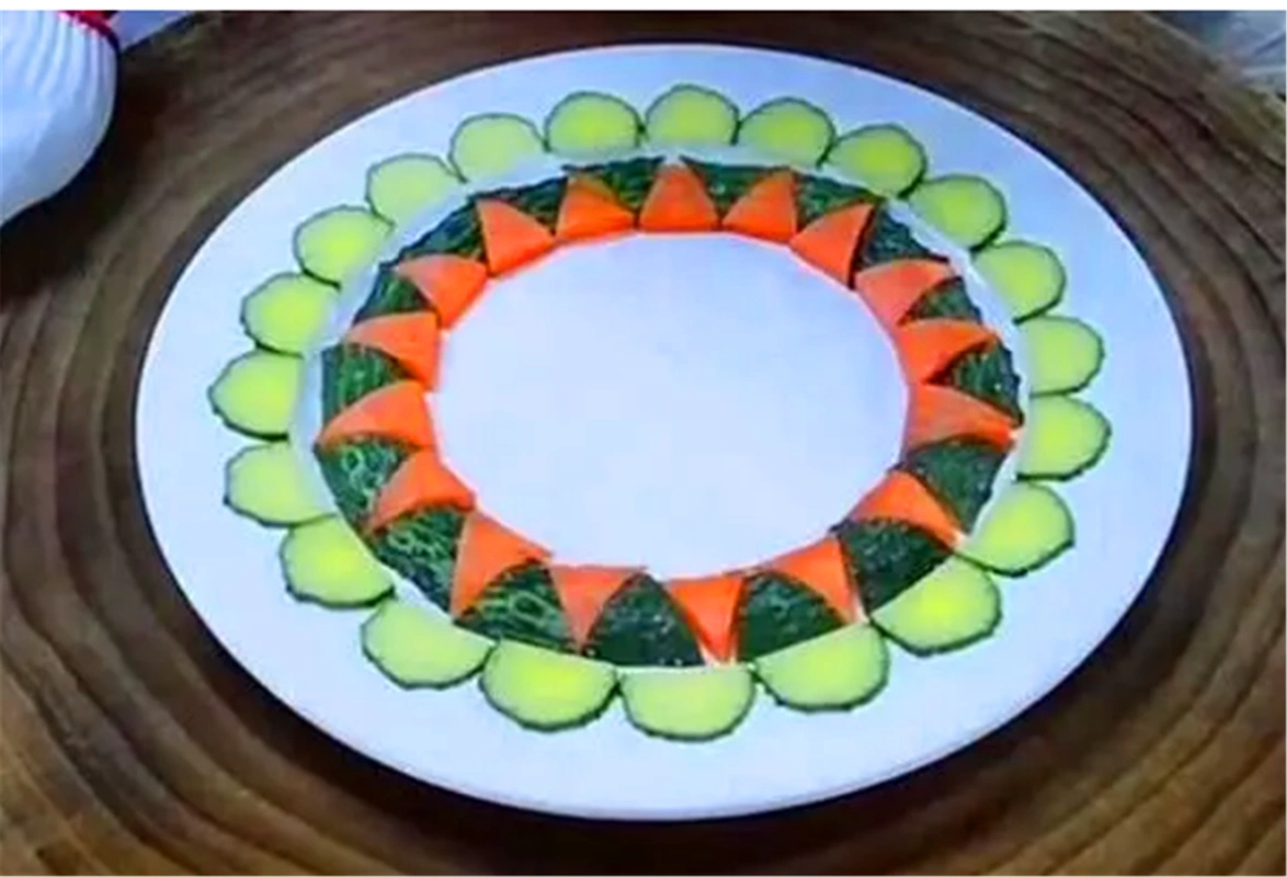 教你花式家庭摆盘,给年夜饭加100分,简单步骤一看就会!