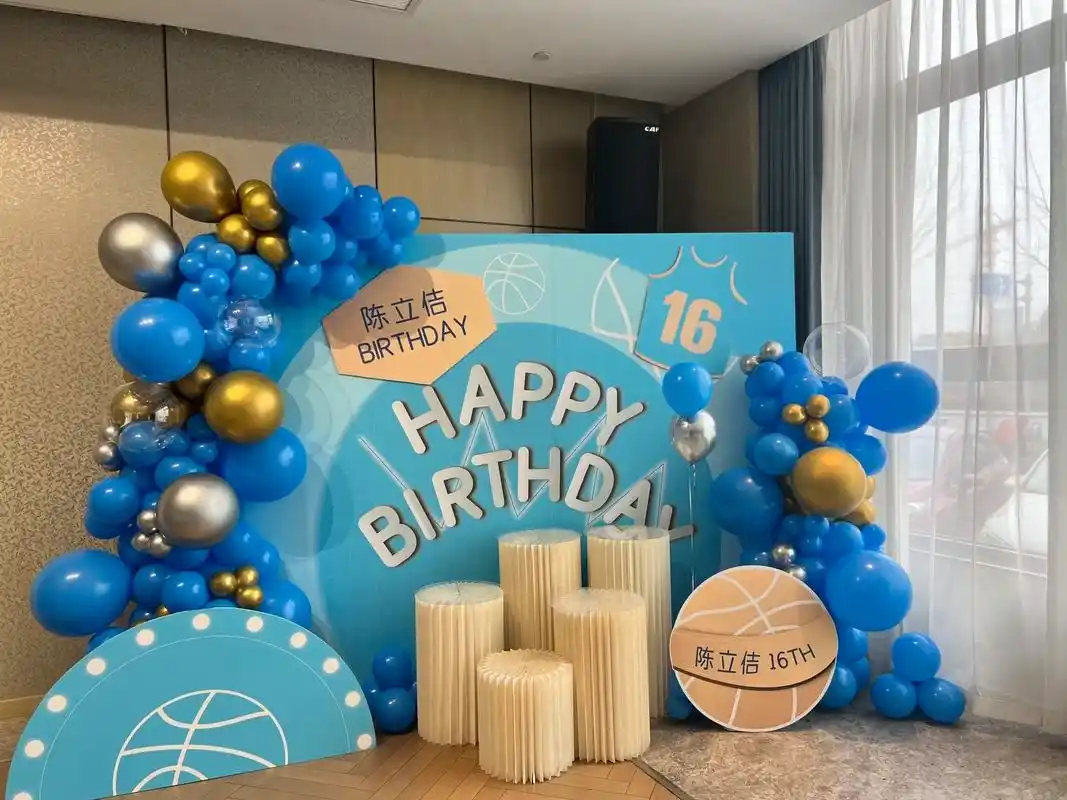 安吉特有的16岁生日宴.充满憧憬的16岁#气球派对布置 #生 - 抖音