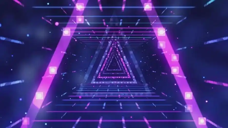 4k霓虹灯光时尚拉丁舞爵士街舞背景拉丁舞台背景