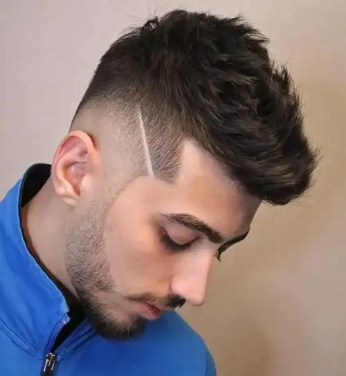 酷炫的雕刻短发图片欧美男士雕刻发型