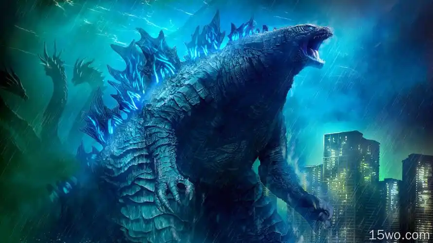 哥斯拉怪兽之王电影艺术壁纸 2560x1440壁纸 影视剧照壁纸 wqxga 壁纸