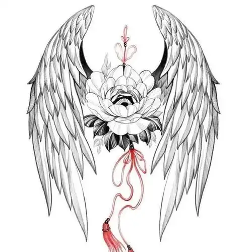 翅膀手稿_纹身吧社区 - 纹身大咖