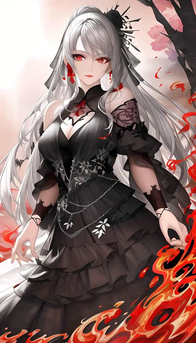 黑暗公主#二次元 #壁纸 #动漫 #ai绘画 - 抖音