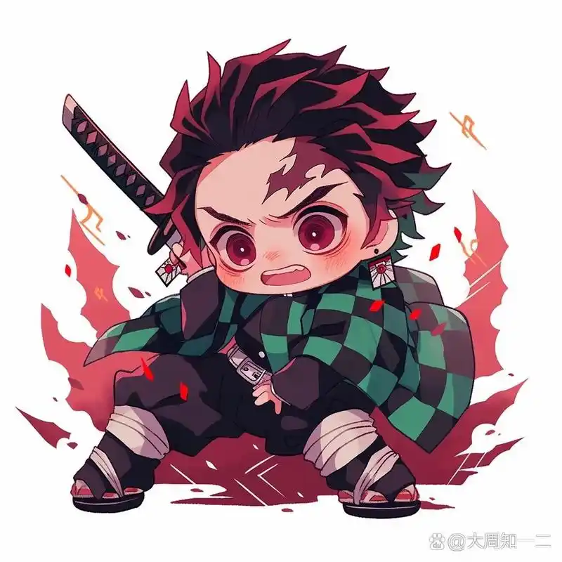 灭之刃 | 快来挑选你的q版头像吧 突然发现了可爱风的鬼灭之刃q版头像
