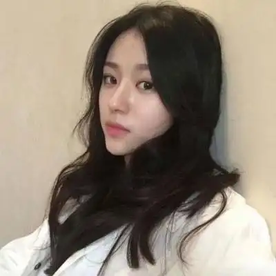 女生侧颜长发好看的qq头像