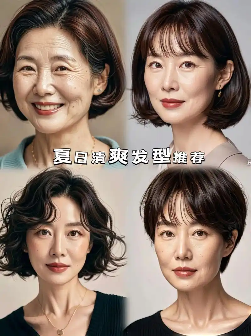 适合40-60岁姐姐发型