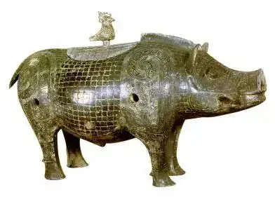 安徽凌家滩遗址玉石猪