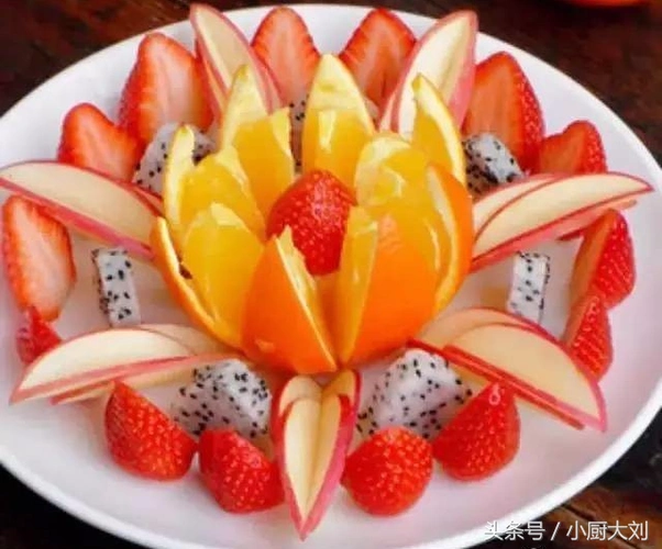 蔬菜水果拼盘图片大全(20款精品果盘看图就会厨艺翻倍)