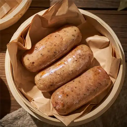 5折 黑胡椒地道肠肉肠火山石烤肠培根热狗手抓饼烤香肠 黑椒600g(10根