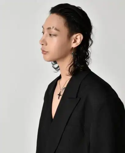 [长发大背头]_发型